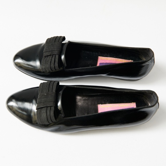80s - SUSAN BENNIS - WARREN EDWARDS - Loafer - Men\'s - 10.5 - Black-Tie main image 8